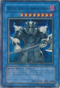 Demise, King of Armageddon [DR04-EN155] Super Rare | Exor Games New Glasgow