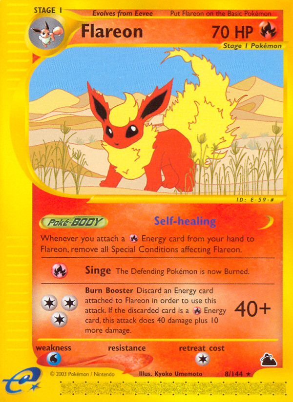 Flareon (8/144) [Skyridge] | Exor Games New Glasgow