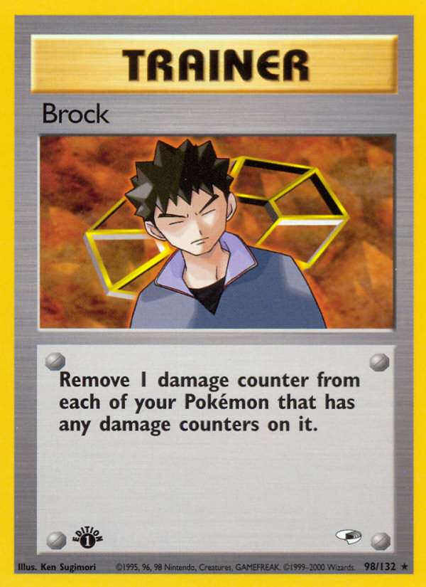 Brock (98/132) [Gym Heroes 1st Edition] | Exor Games New Glasgow