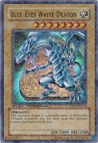 Blue-Eyes White Dragon [DTP1-EN001] Super Rare | Exor Games New Glasgow