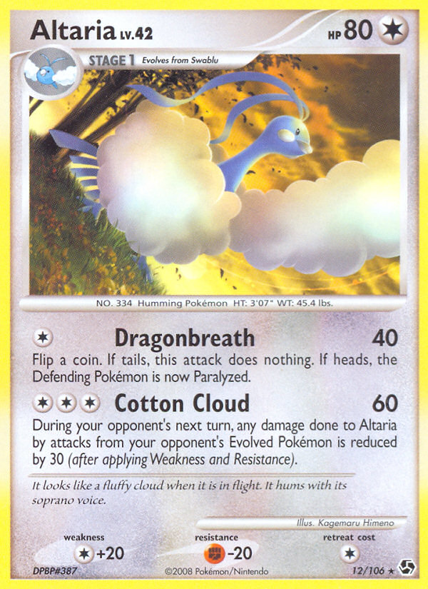 Altaria (12/106) [Diamond & Pearl: Great Encounters] | Exor Games New Glasgow