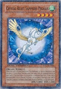 Crystal Beast Sapphire Pegasus [DTP1-EN028] Common | Exor Games New Glasgow