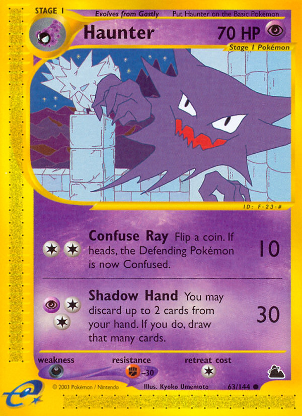 Haunter (63/144) [Skyridge] | Exor Games New Glasgow