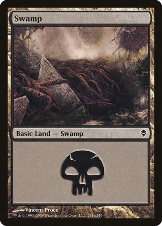 Swamp (241a) [Zendikar] | Exor Games New Glasgow