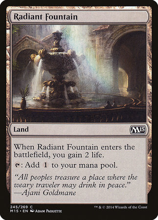 Radiant Fountain [Magic 2015] | Exor Games New Glasgow