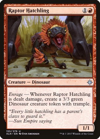 Raptor Hatchling [Ixalan] | Exor Games New Glasgow