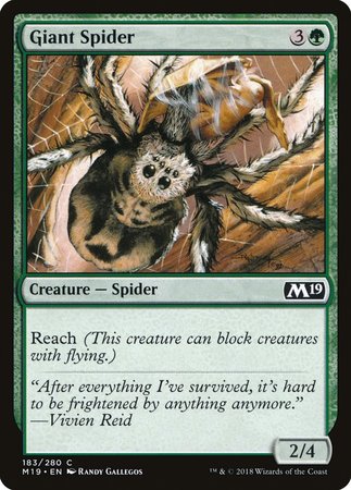 Giant Spider [Core Set 2019] | Exor Games New Glasgow