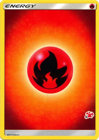 Fire Energy (Charizard Stamp #19) [Battle Academy 2020] | Exor Games New Glasgow