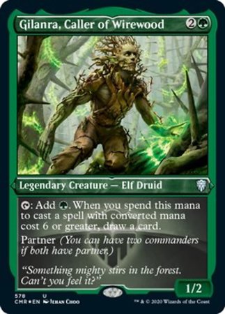 Gilanra, Caller or Wirewood (Foil Etched) [Commander Legends] | Exor Games New Glasgow