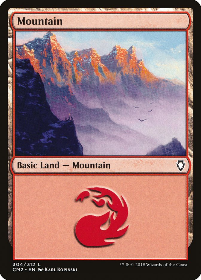 Mountain (304) [Commander Anthology Volume II] | Exor Games New Glasgow