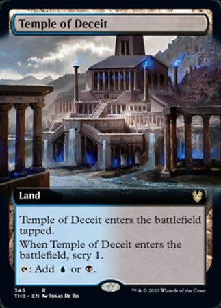 Temple of Deceit (Extended Art) [Theros Beyond Death] | Exor Games New Glasgow