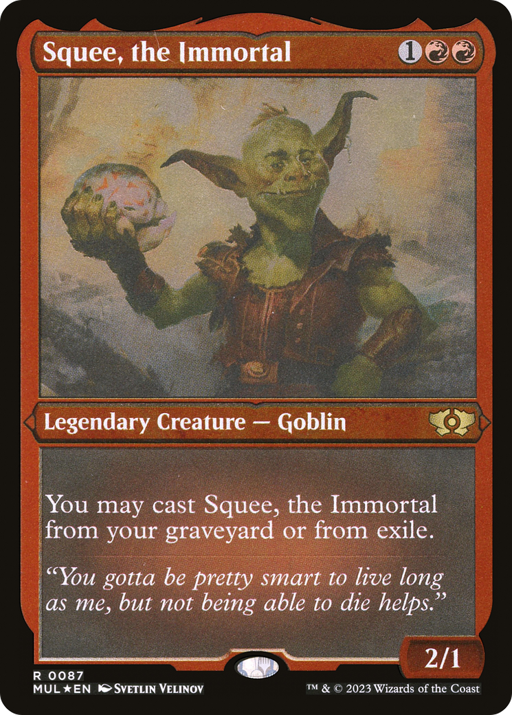 Squee, the Immortal (Foil Etched) [Multiverse Legends] | Exor Games New Glasgow