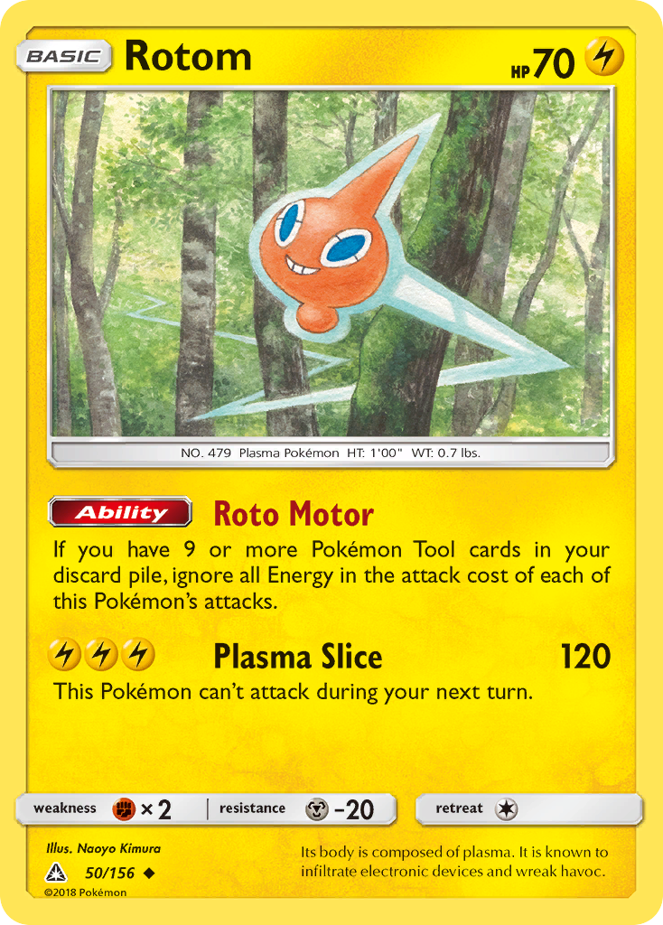 Rotom (50/156) [Sun & Moon: Ultra Prism] | Exor Games New Glasgow