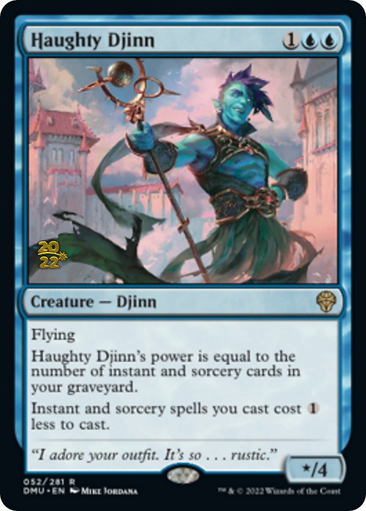 Haughty Djinn [Dominaria United Prerelease Promos] | Exor Games New Glasgow