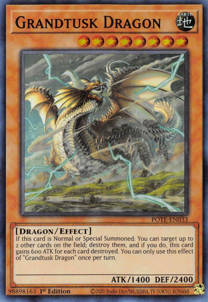 Grandtusk Dragon [POTE-EN033] Super Rare | Exor Games New Glasgow