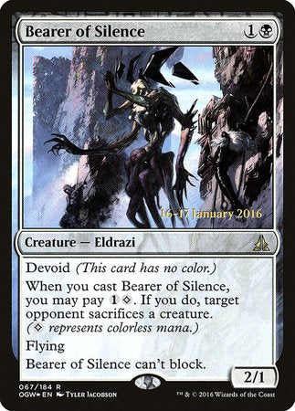 Bearer of Silence [Oath of the Gatewatch Promos] | Exor Games New Glasgow