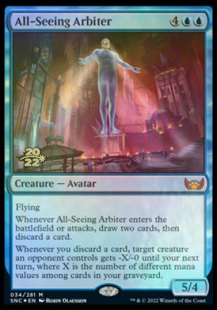 All-Seeing Arbiter [Streets of New Capenna Prerelease Promos] | Exor Games New Glasgow