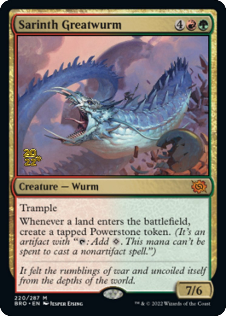 Sarinth Greatwurm [The Brothers' War: Prerelease Promos] | Exor Games New Glasgow