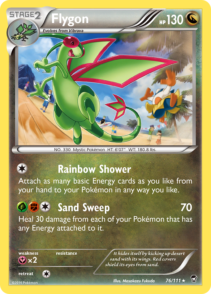 Flygon (76/111) [XY: Furious Fists] | Exor Games New Glasgow