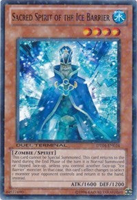 Sacred Spirit of the Ice Barrier [DT04-EN034] Common | Exor Games New Glasgow