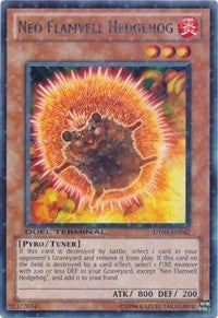 Neo Flamvell Hedgehog [DT04-EN062] Rare | Exor Games New Glasgow