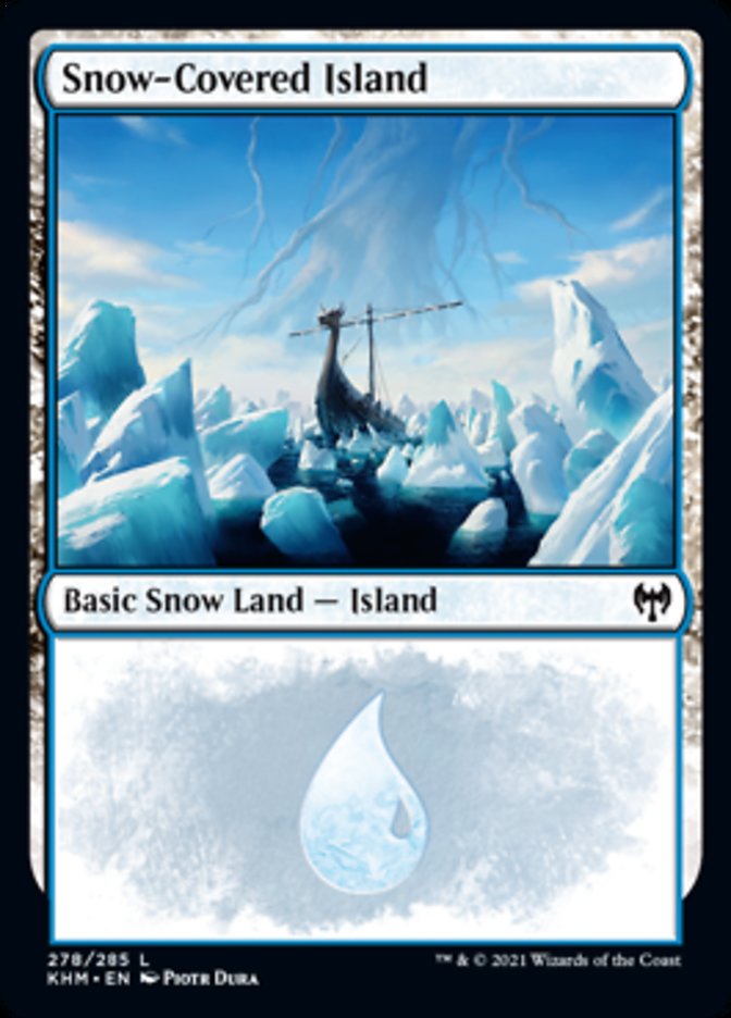 Snow-Covered Island (278) [Kaldheim] | Exor Games New Glasgow