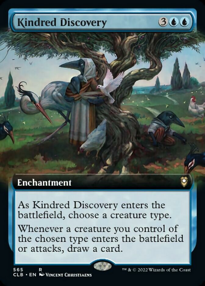 Kindred Discovery (Extended Art) [Commander Legends: Battle for Baldur's Gate] | Exor Games New Glasgow