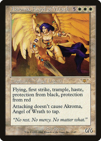 Akroma, Angel of Wrath [Legions] | Exor Games New Glasgow