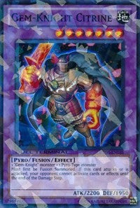 Gem-Knight Citrine [DT06-EN035] Super Rare | Exor Games New Glasgow