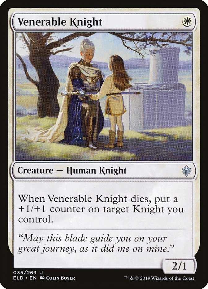 Venerable Knight [Throne of Eldraine] | Exor Games New Glasgow