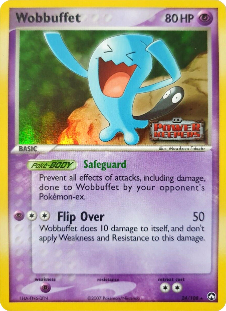 Wobbuffet (24/108) (Stamped) [EX: Power Keepers] | Exor Games New Glasgow