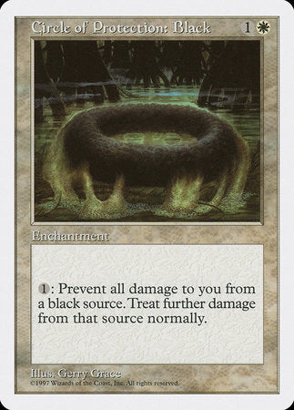 Circle of Protection: Black [Fifth Edition] | Exor Games New Glasgow