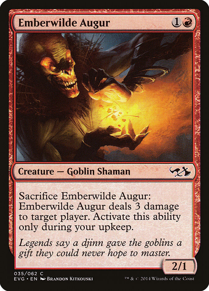 Emberwilde Augur (Elves vs. Goblins) [Duel Decks Anthology] | Exor Games New Glasgow