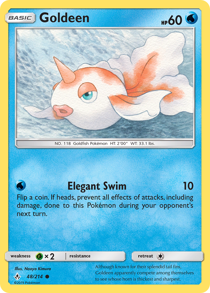 Goldeen (48/214) [Sun & Moon: Unbroken Bonds] | Exor Games New Glasgow