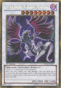 Blackfeather Darkrage Dragon [PGLD-EN017] Gold Secret Rare | Exor Games New Glasgow