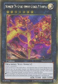 Number C6: Chronomaly Chaos Atlandis [PGLD-EN018] Gold Secret Rare | Exor Games New Glasgow