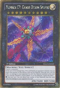 Number C9: Chaos Dyson Sphere [PGLD-EN022] Gold Secret Rare | Exor Games New Glasgow