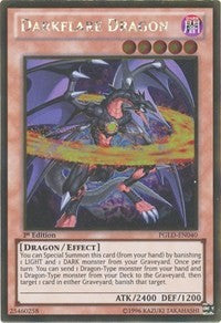 Darkflare Dragon [PGLD-EN040] Gold Rare | Exor Games New Glasgow