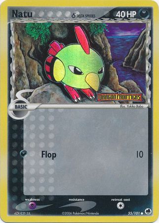 Natu (55/101) (Delta Species) (Stamped) [EX: Dragon Frontiers] | Exor Games New Glasgow