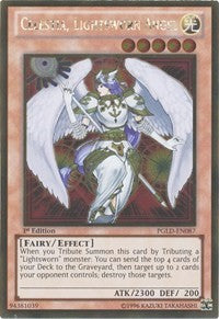 Celestia, Lightsworn Angel [PGLD-EN087] Gold Rare | Exor Games New Glasgow