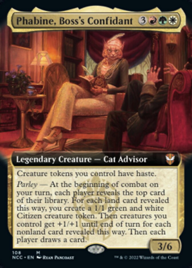 Phabine, Boss's Confidant (Extended Art) [Streets of New Capenna Commander] | Exor Games New Glasgow