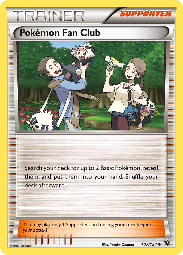 Pokemon Fan Club (107/124) [XY: Fates Collide] | Exor Games New Glasgow