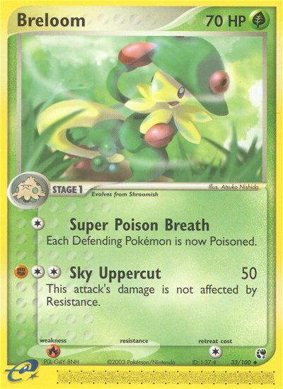 Breloom (33/100) [EX: Sandstorm] | Exor Games New Glasgow