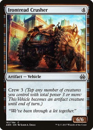 Irontread Crusher [Aether Revolt] | Exor Games New Glasgow