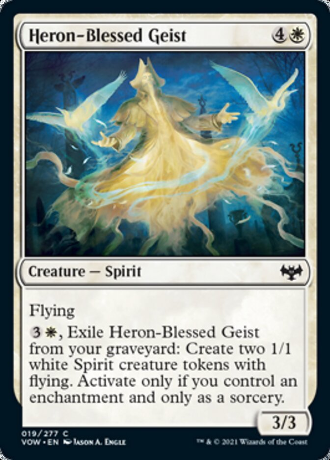 Heron-Blessed Geist [Innistrad: Crimson Vow] | Exor Games New Glasgow