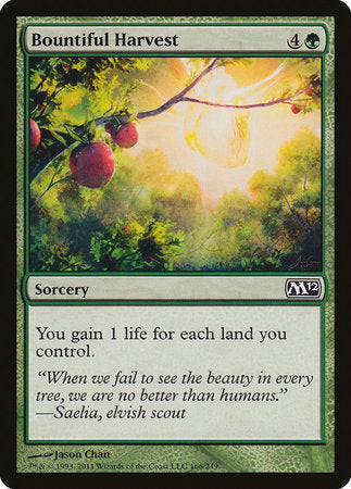 Bountiful Harvest [Magic 2012] | Exor Games New Glasgow