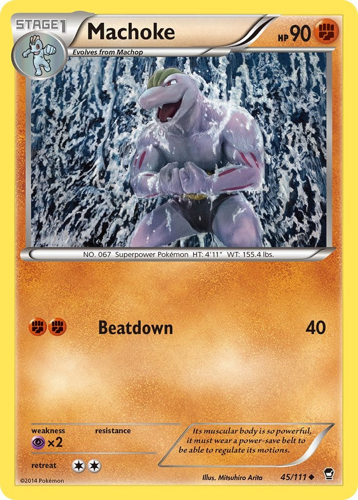 Machoke (45/111) [XY: Furious Fists] | Exor Games New Glasgow