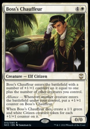 Boss's Chauffeur (Promo Pack) [Streets of New Capenna Commander Promos] | Exor Games New Glasgow