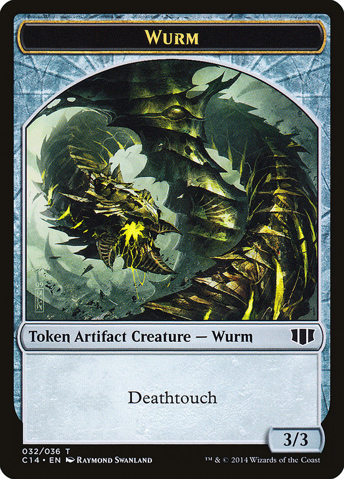 Wurm (032/036) // Goat Double-sided Token [Commander 2014 Tokens] | Exor Games New Glasgow