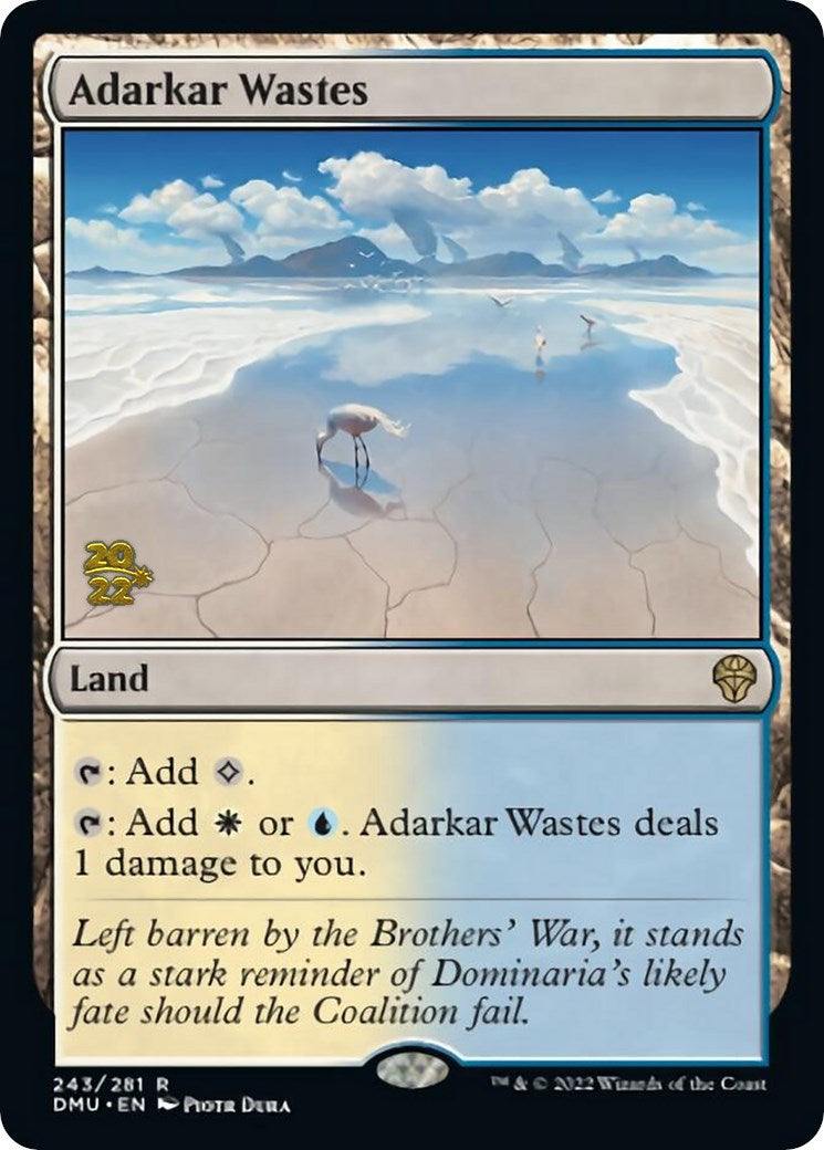 Adarkar Wastes [Dominaria United Prerelease Promos] | Exor Games New Glasgow